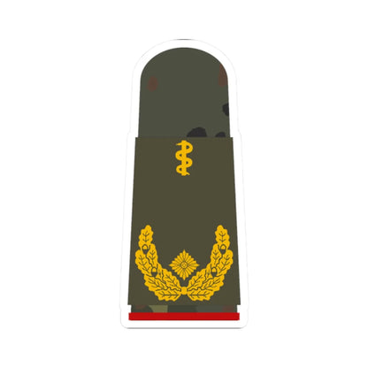 HA OS5 61b Generalarzt HMx L (Military Rank) STICKER Vinyl Kiss-Cut Decal 2 Inch White - The Sticker Space
