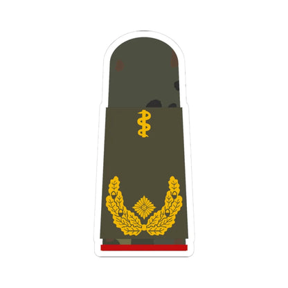 HA OS5 61b Generalarzt HMx L (Military Rank) STICKER Vinyl Kiss-Cut Decal 3 Inch White - The Sticker Space