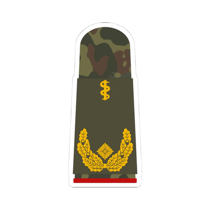 HA OS5 61b Generalarzt HMx R (Germany) (Military Rank) STICKER Vinyl Kiss-Cut Decal 4 Inch White - The Sticker Space