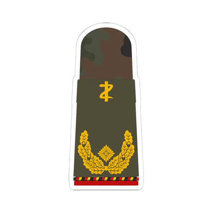 HA OS5 61c Generalarzt a.D. ZM L (Military Rank) STICKER Vinyl Kiss-Cut Decal 6 Inch White - The Sticker Space