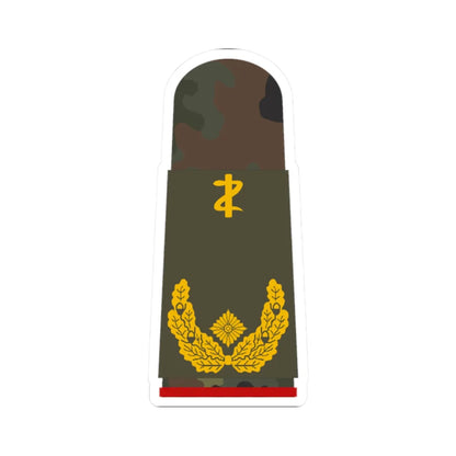 HA OS5 61c Generalarzt ZMx L (Military Rank) STICKER Vinyl Kiss-Cut Decal 2 Inch White - The Sticker Space