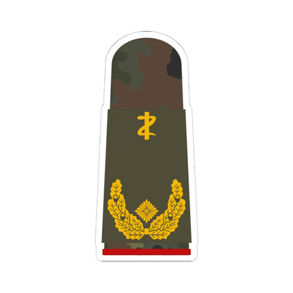 HA OS5 61c Generalarzt ZMx L (Military Rank) STICKER Vinyl Kiss-Cut Decal 6 Inch White - The Sticker Space