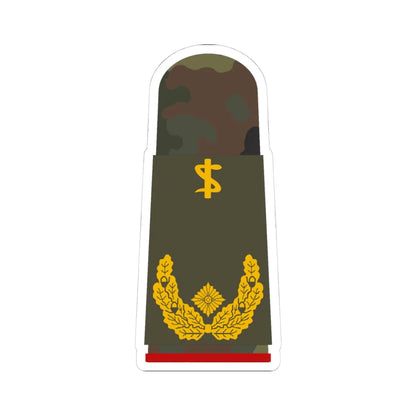 HA OS5 61c Generalarzt ZMx R (Germany) (Military Rank) STICKER Vinyl Kiss-Cut Decal 4 Inch White - The Sticker Space