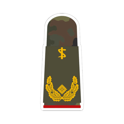 HA OS5 61c Generalarzt ZMx R (Germany) (Military Rank) STICKER Vinyl Kiss-Cut Decal 6 Inch White - The Sticker Space