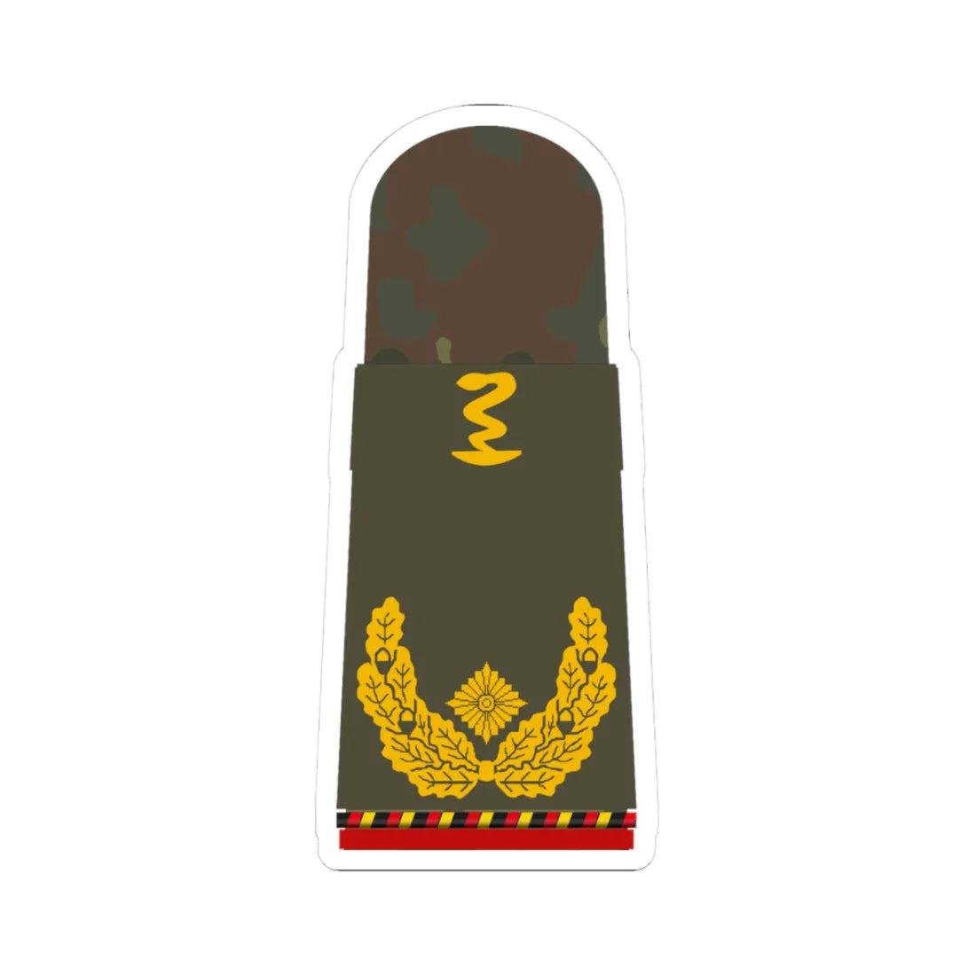 HA OS5 61d Generalapotheker a.D. PH L (Germany) (Military Rank) STICKER Vinyl Kiss-Cut Decal 3 Inch White - The Sticker Space