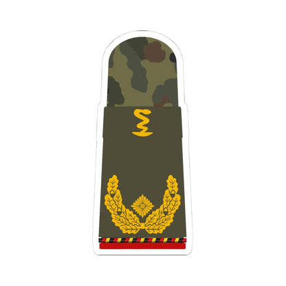 HA OS5 61d Generalapotheker a.D. PH R (Military Rank) STICKER Vinyl Kiss-Cut Decal 4 Inch White - The Sticker Space