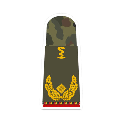 HA OS5 61d Generalapotheker a.D. PHx R (Military Rank) STICKER Vinyl Kiss-Cut Decal 2 Inch White - The Sticker Space