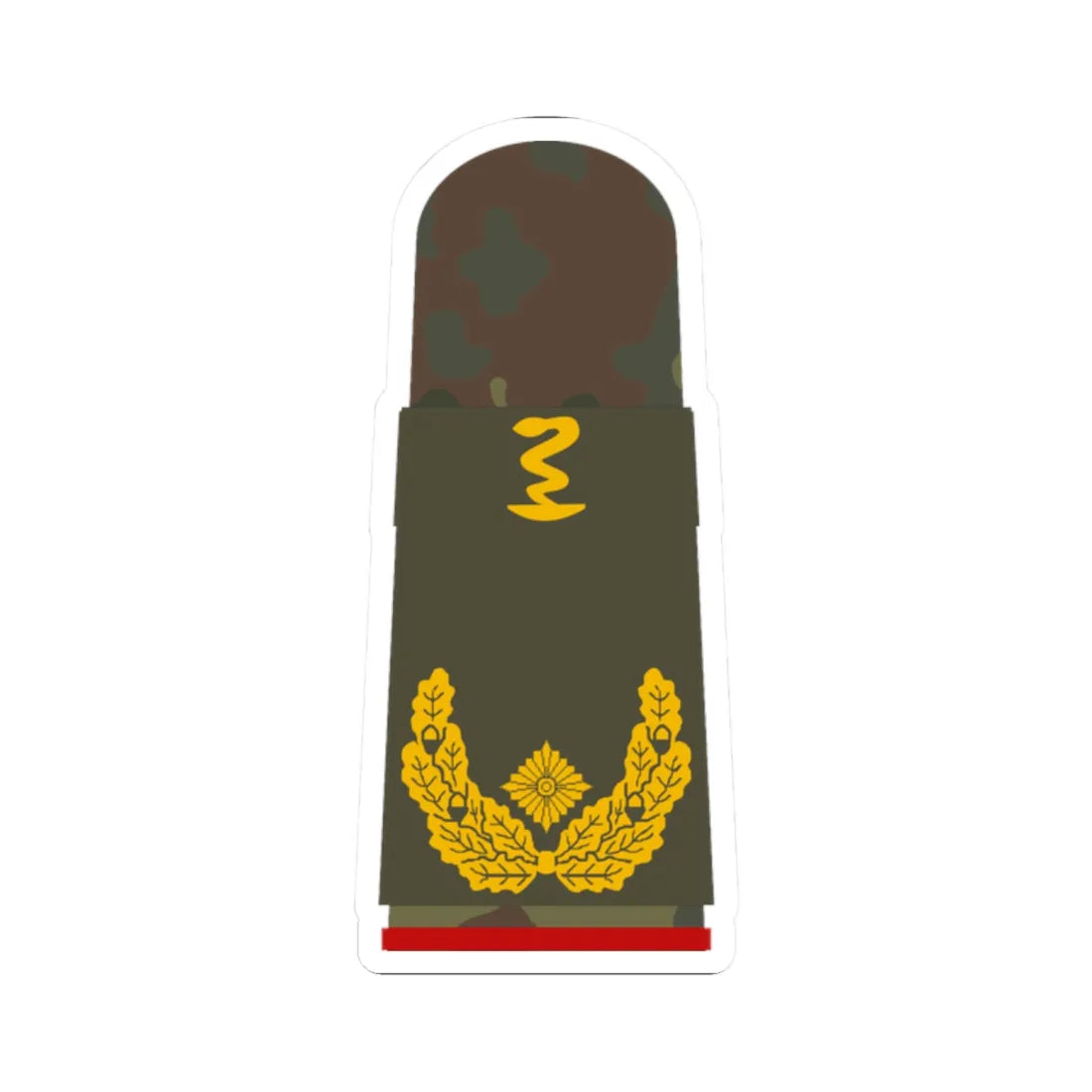HA OS5 61d Generalapotheker PH L (Germany) (Military Rank) STICKER Vinyl Kiss-Cut Decal 2 Inch White - The Sticker Space