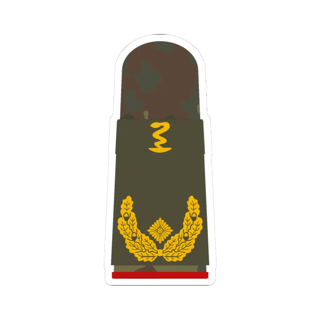 HA OS5 61d Generalapotheker PH L (Germany) (Military Rank) STICKER Vinyl Kiss-Cut Decal 3 Inch White - The Sticker Space