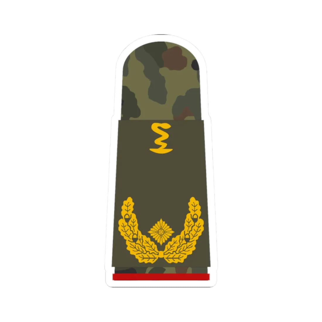 HA OS5 61d Generalapotheker PHx R (Germany) (Military Rank) STICKER Vinyl Kiss-Cut Decal 2 Inch White - The Sticker Space