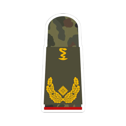 HA OS5 61d Generalapotheker PHx R (Germany) (Military Rank) STICKER Vinyl Kiss-Cut Decal 4 Inch White - The Sticker Space