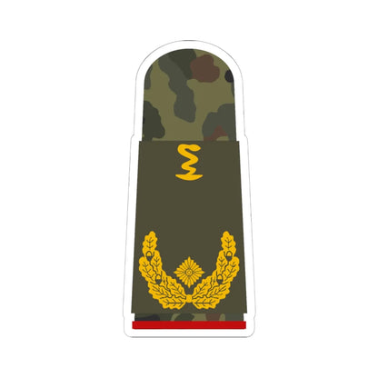 HA OS5 61d Generalapotheker PHx R (Germany) (Military Rank) STICKER Vinyl Kiss-Cut Decal 6 Inch White - The Sticker Space