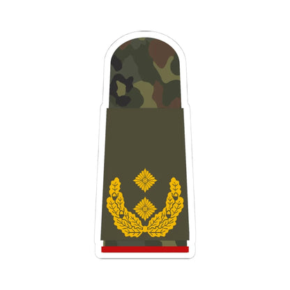 HA OS5 62 Generalmajor (Germany) (Military Rank) STICKER Vinyl Kiss-Cut Decal 4 Inch White - The Sticker Space