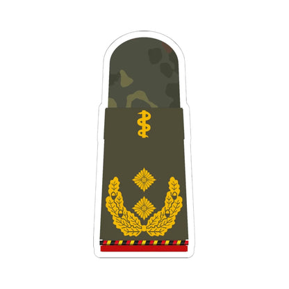 HA OS5 62b Generalstabsarzt a.D. HM L (Military Rank) STICKER Vinyl Kiss-Cut Decal 6 Inch White - The Sticker Space