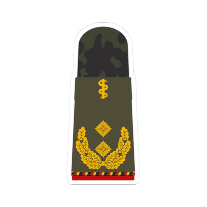 HA OS5 62b Generalstabsarzt a.D. HM R (Military Rank) STICKER Vinyl Kiss-Cut Decal 3 Inch White - The Sticker Space