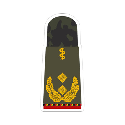 HA OS5 62b Generalstabsarzt a.D. HMx R (Military Rank) STICKER Vinyl Kiss-Cut Decal 4 Inch White - The Sticker Space