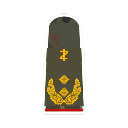 HA OS5 62c Generalstabsarzt ZM L (Military Rank) STICKER Vinyl Kiss-Cut Decal 2 Inch White - The Sticker Space