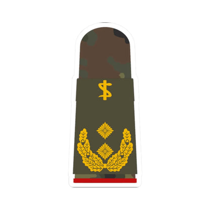 HA OS5 62c Generalstabsarzt ZM R (Military Rank) STICKER Vinyl Kiss-Cut Decal 2 Inch White - The Sticker Space