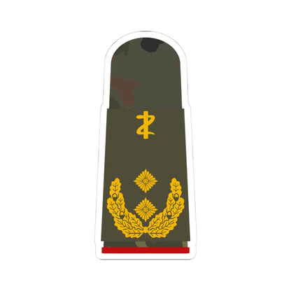 HA OS5 62c Generalstabsarzt ZMx L (Germany) (Military Rank) STICKER Vinyl Kiss-Cut Decal 4 Inch White - The Sticker Space
