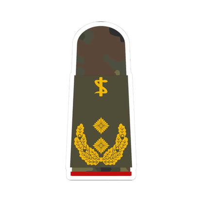 HA OS5 62c Generalstabsarzt ZMx R (Military Rank) STICKER Vinyl Kiss-Cut Decal 3 Inch White - The Sticker Space