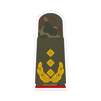 HA OS5 63 Generalleutnant (Germany) (Military Rank) STICKER Vinyl Kiss-Cut Decal 6 Inch White - The Sticker Space