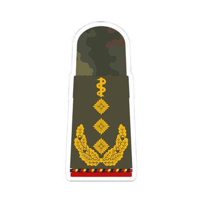 HA OS5 63b Generaloberstabsarzt a.D. HM L (Germany) (Military Rank) STICKER Vinyl Kiss-Cut Decal 4 Inch White - The Sticker Space