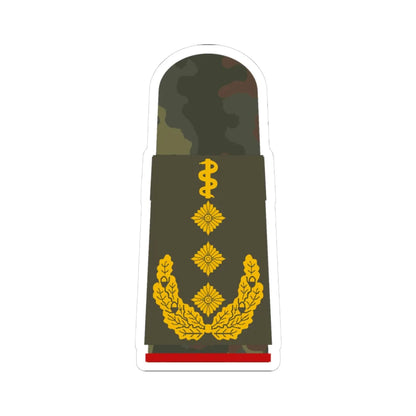 HA OS5 63b Generaloberstabsarzt HM L (Military Rank) STICKER Vinyl Kiss-Cut Decal 3 Inch White - The Sticker Space