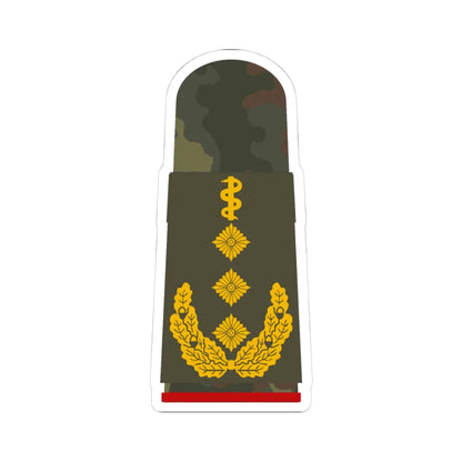 HA OS5 63b Generaloberstabsarzt HM L (Military Rank) STICKER Vinyl Kiss-Cut Decal 4 Inch White - The Sticker Space