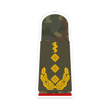 HA OS5 63b Generaloberstabsarzt HMx R (Germany) (Military Rank) STICKER Vinyl Kiss-Cut Decal 4 Inch White - The Sticker Space