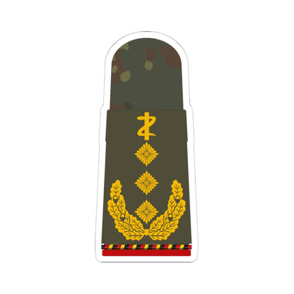 HA OS5 63c Generaloberstabsarzt a.D. ZM L (Military Rank) STICKER Vinyl Kiss-Cut Decal 6 Inch White - The Sticker Space