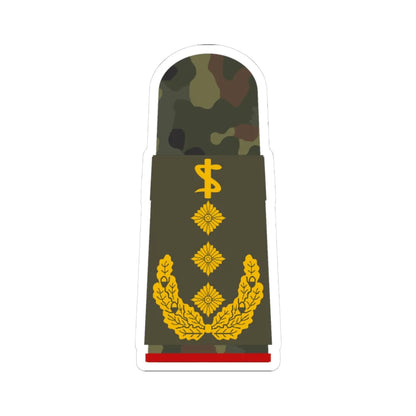 HA OS5 63c Generaloberstabsarzt ZM R (Military Rank) STICKER Vinyl Kiss-Cut Decal 3 Inch White - The Sticker Space