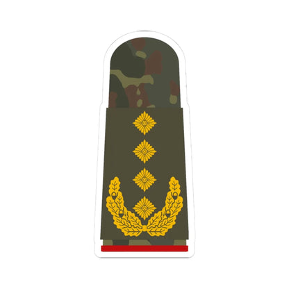 HA OS5 64 General (Germany) (Military Rank) STICKER Vinyl Kiss-Cut Decal 3 Inch White - The Sticker Space