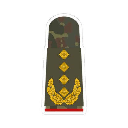 HA OS5 64 General (Germany) (Military Rank) STICKER Vinyl Kiss-Cut Decal 6 Inch White - The Sticker Space