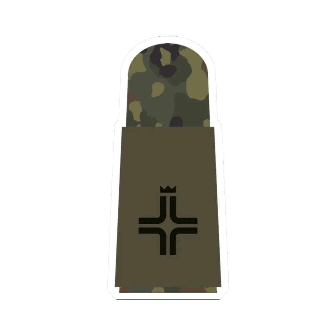 HA OS5 Militärgeistlicher K (Military Rank) STICKER Vinyl Kiss-Cut Decal 2 Inch White - The Sticker Space