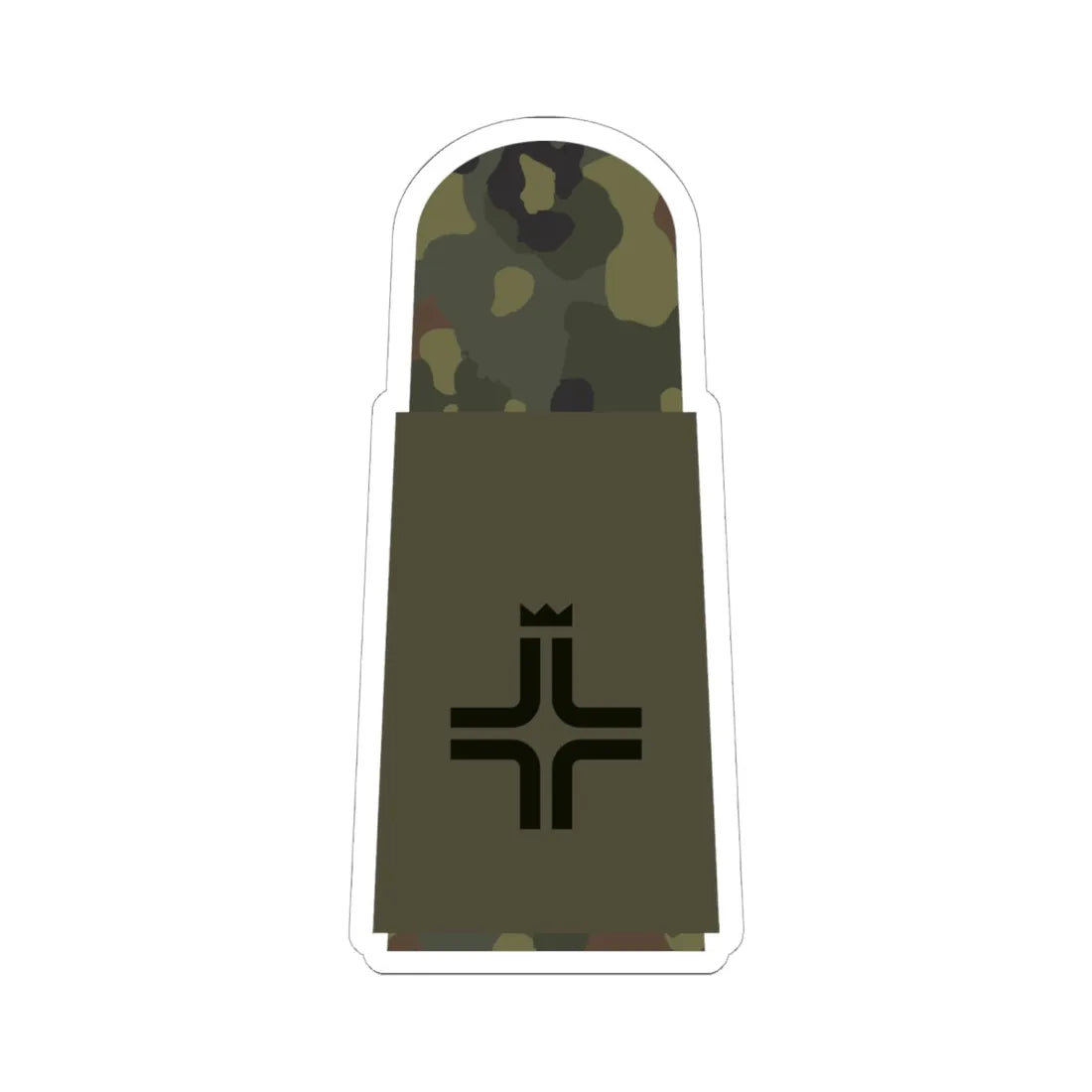 HA OS5 Militärgeistlicher K (Military Rank) STICKER Vinyl Kiss-Cut Decal 6 Inch White - The Sticker Space