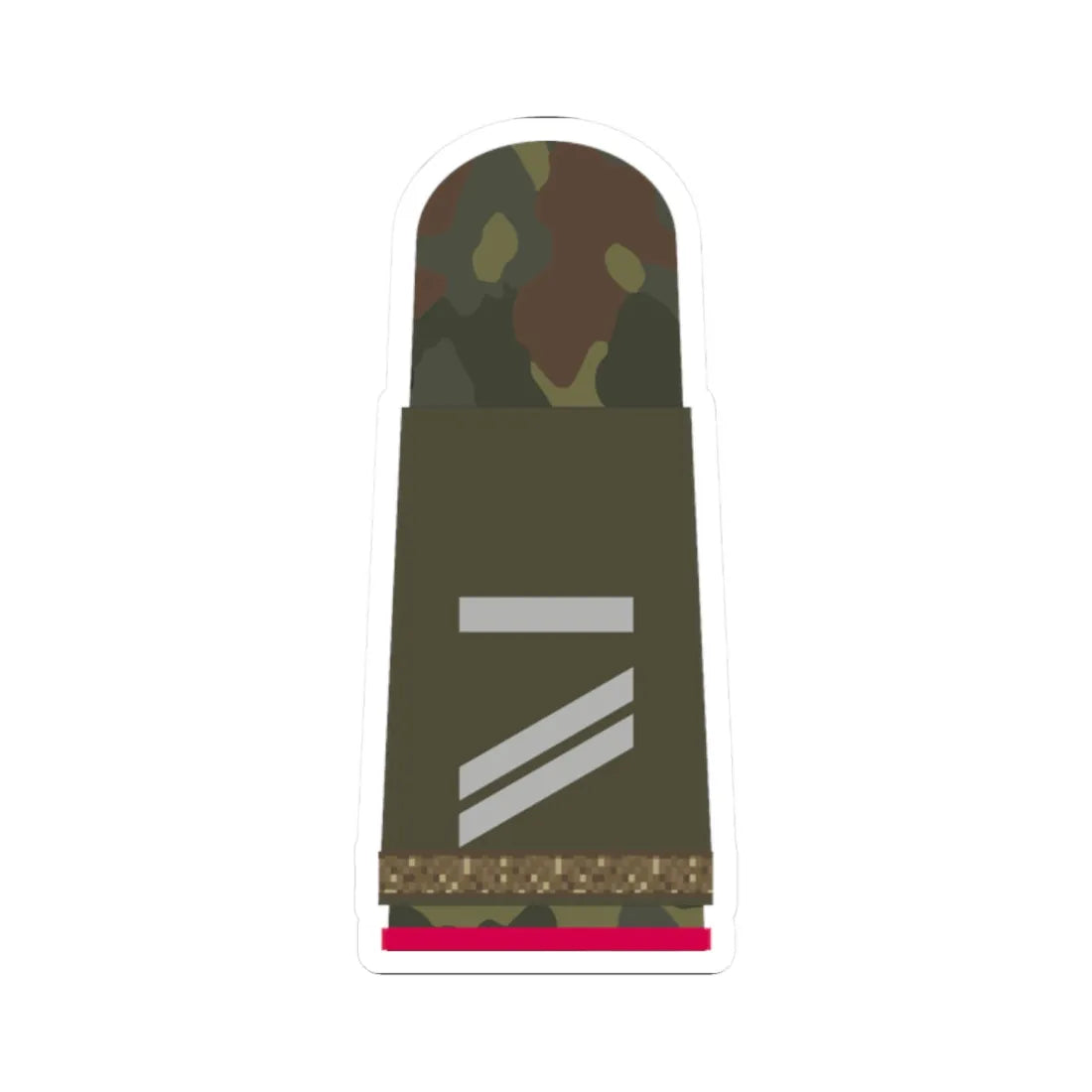 HA OW5 13 Obergefreiter UA mbL Pz L (Germany) (Military Rank) STICKER Vinyl Kiss-Cut Decal 2 Inch White - The Sticker Space