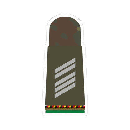 HA OW5 16 Oberstabsgefreiter FA d.R. FschJg L (Germany) (Military Rank) STICKER Vinyl Kiss-Cut Decal 4 Inch White - The Sticker Space