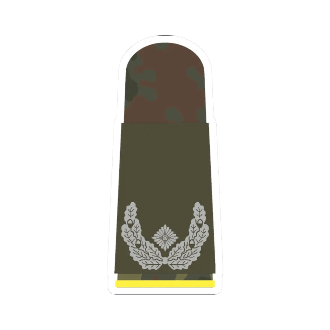 HA OW5 51 Major Fm (Germany) (Military Rank) STICKER Vinyl Kiss-Cut Decal 2 Inch White - The Sticker Space