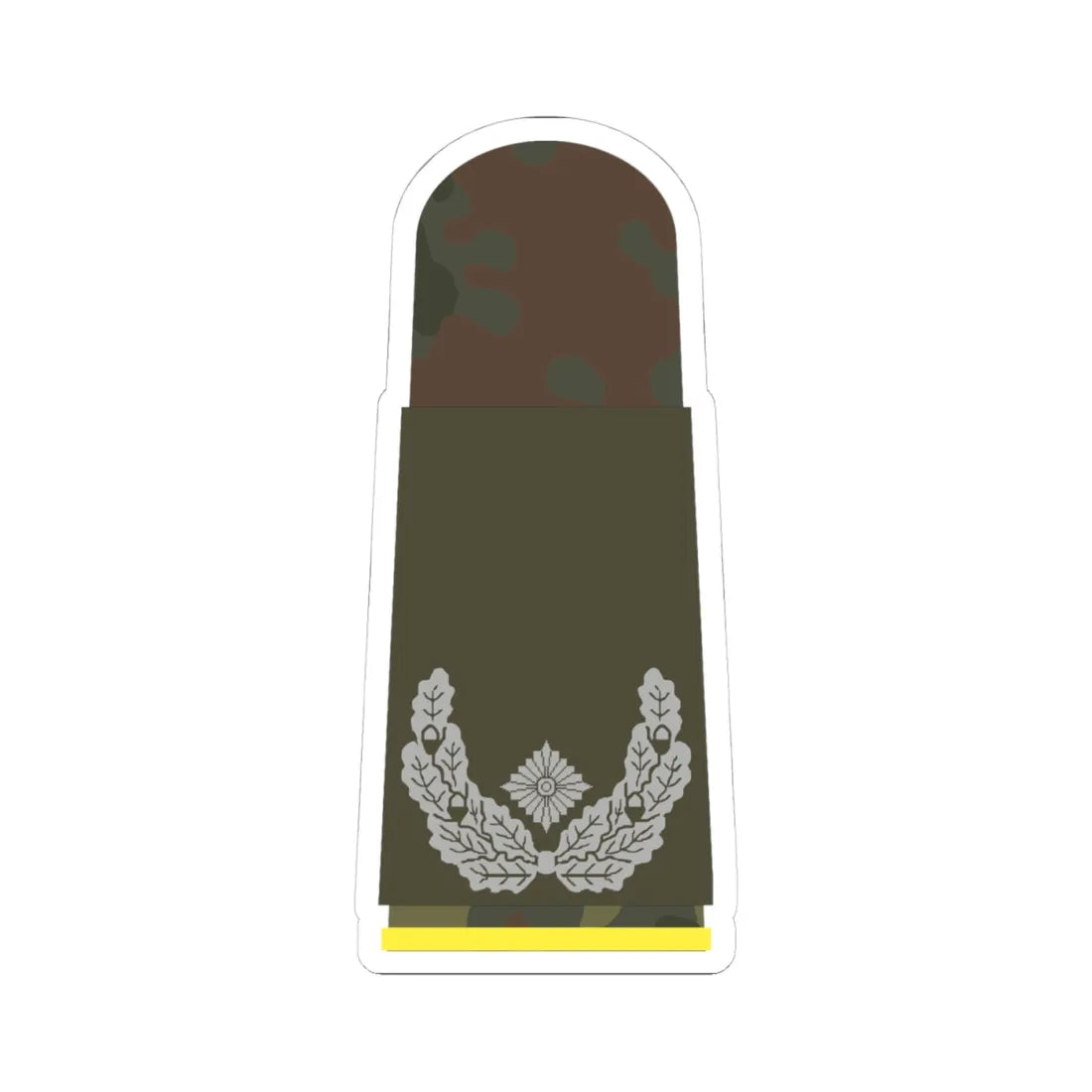 HA OW5 51 Major Fm (Germany) (Military Rank) STICKER Vinyl Kiss-Cut Decal 4 Inch White - The Sticker Space