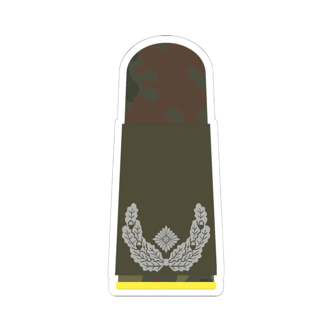 HA OW5 51 Major Fm (Germany) (Military Rank) STICKER Vinyl Kiss-Cut Decal 6 Inch White - The Sticker Space