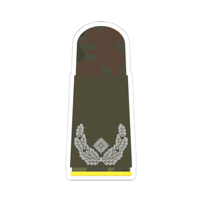 HA OW5 51 Major Fm (Germany) (Military Rank) STICKER Vinyl Kiss-Cut Decal 6 Inch White - The Sticker Space