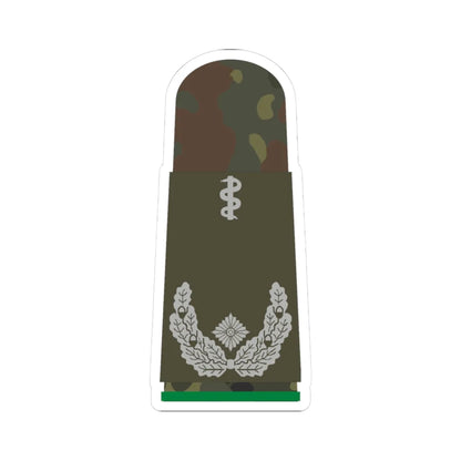 HA OW5 51b Oberstabsarzt FschJg HMx L (Military Rank) STICKER Vinyl Kiss-Cut Decal 3 Inch White - The Sticker Space