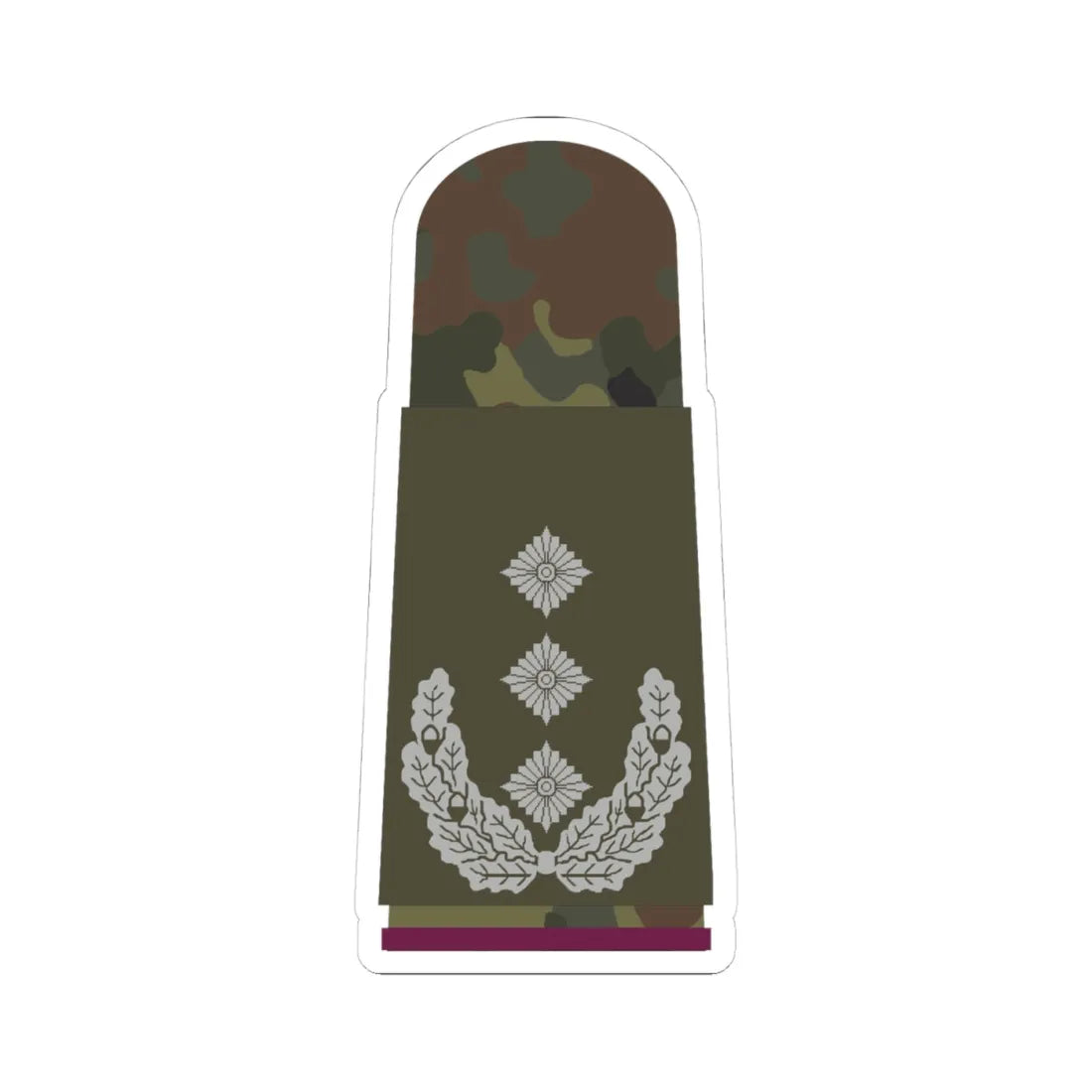 HA OW5 53 Oberst ABCAbw (Germany) (Military Rank) STICKER Vinyl Kiss-Cut Decal 4 Inch White - The Sticker Space