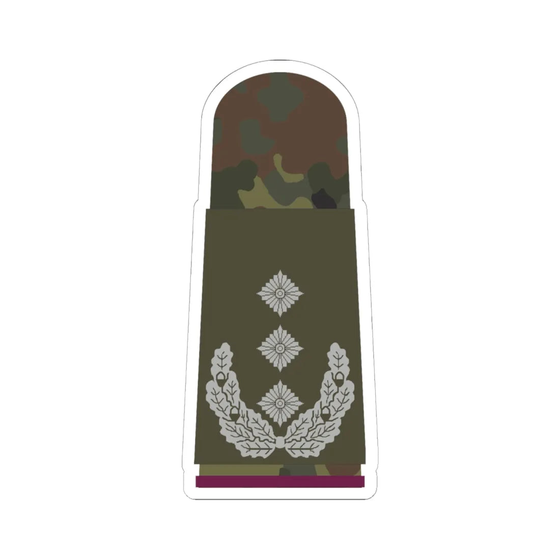 HA OW5 53 Oberst ABCAbw (Germany) (Military Rank) STICKER Vinyl Kiss-Cut Decal 6 Inch White - The Sticker Space