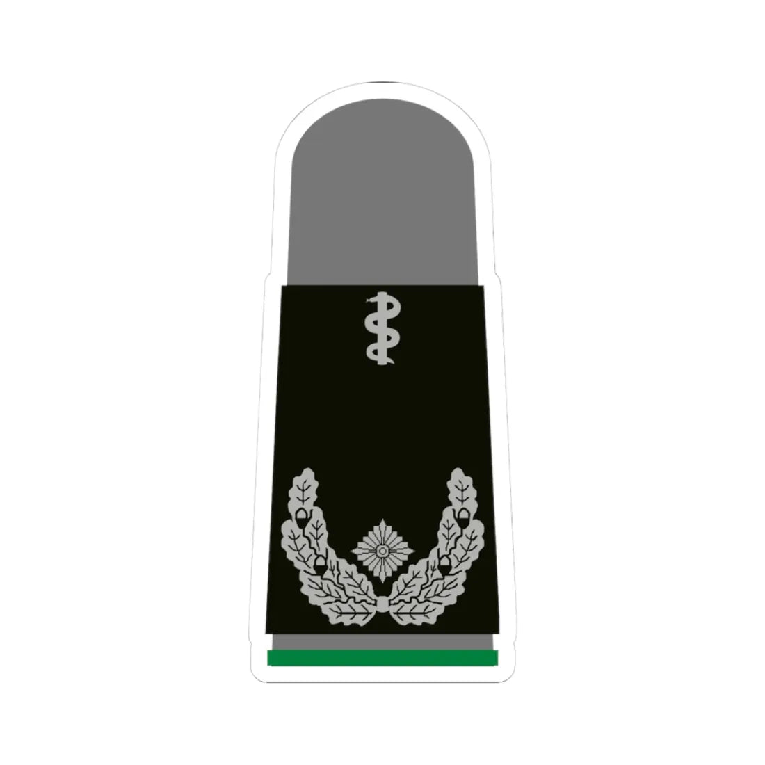 HA SWG 51b Oberstabsarzt FschJg HMx L (Germany) (Military Rank) STICKER Vinyl Kiss-Cut Decal 3 Inch White - The Sticker Space
