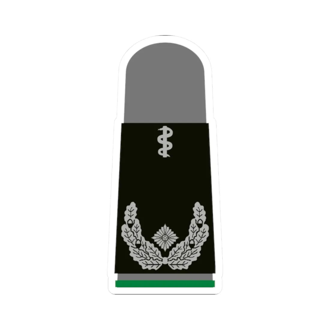 HA SWG 51b Oberstabsarzt FschJg HMx L (Military Rank) STICKER Vinyl Kiss-Cut Decal 2 Inch White - The Sticker Space