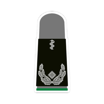 HA SWG 51b Oberstabsarzt FschJg HMx L (Military Rank) STICKER Vinyl Kiss-Cut Decal 4 Inch White - The Sticker Space