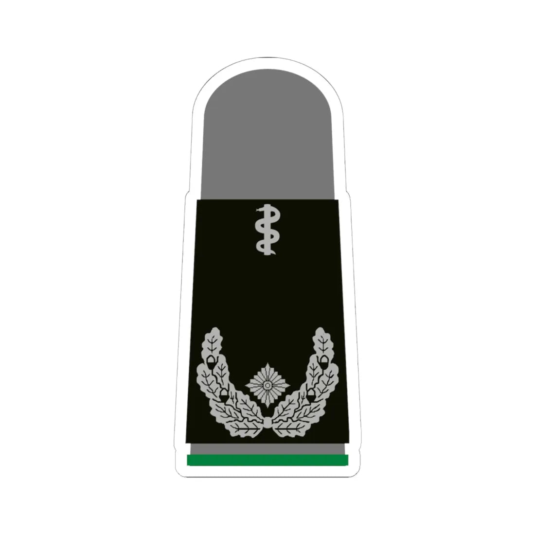 HA SWG 51b Oberstabsarzt FschJg HMx L (Military Rank) STICKER Vinyl Kiss-Cut Decal 6 Inch White - The Sticker Space