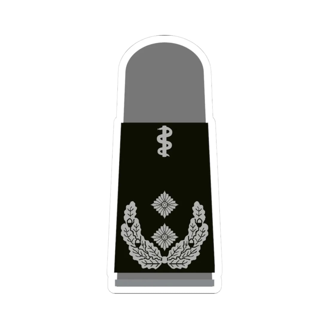 HA SWG 52b Oberfeldarzt HFlg HMx L (Germany) (Military Rank) STICKER Vinyl Kiss-Cut Decal 3 Inch White - The Sticker Space