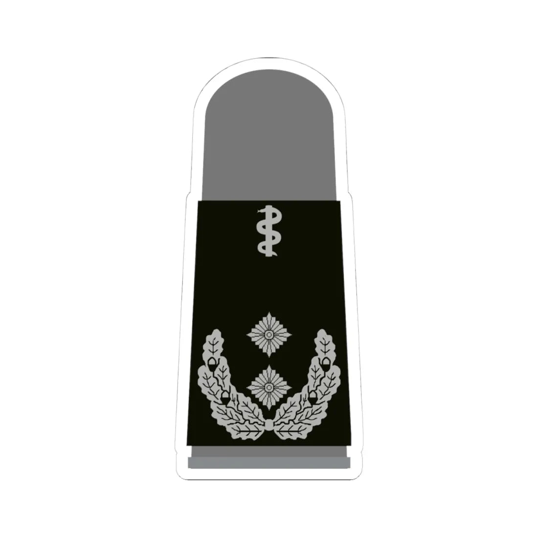 HA SWG 52b Oberfeldarzt HFlg HMx L (Germany) (Military Rank) STICKER Vinyl Kiss-Cut Decal 4 Inch White - The Sticker Space